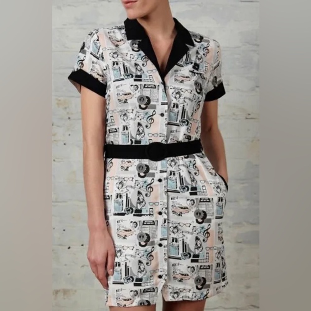 Amy Winehouse Fred Perry Jukebox Dress